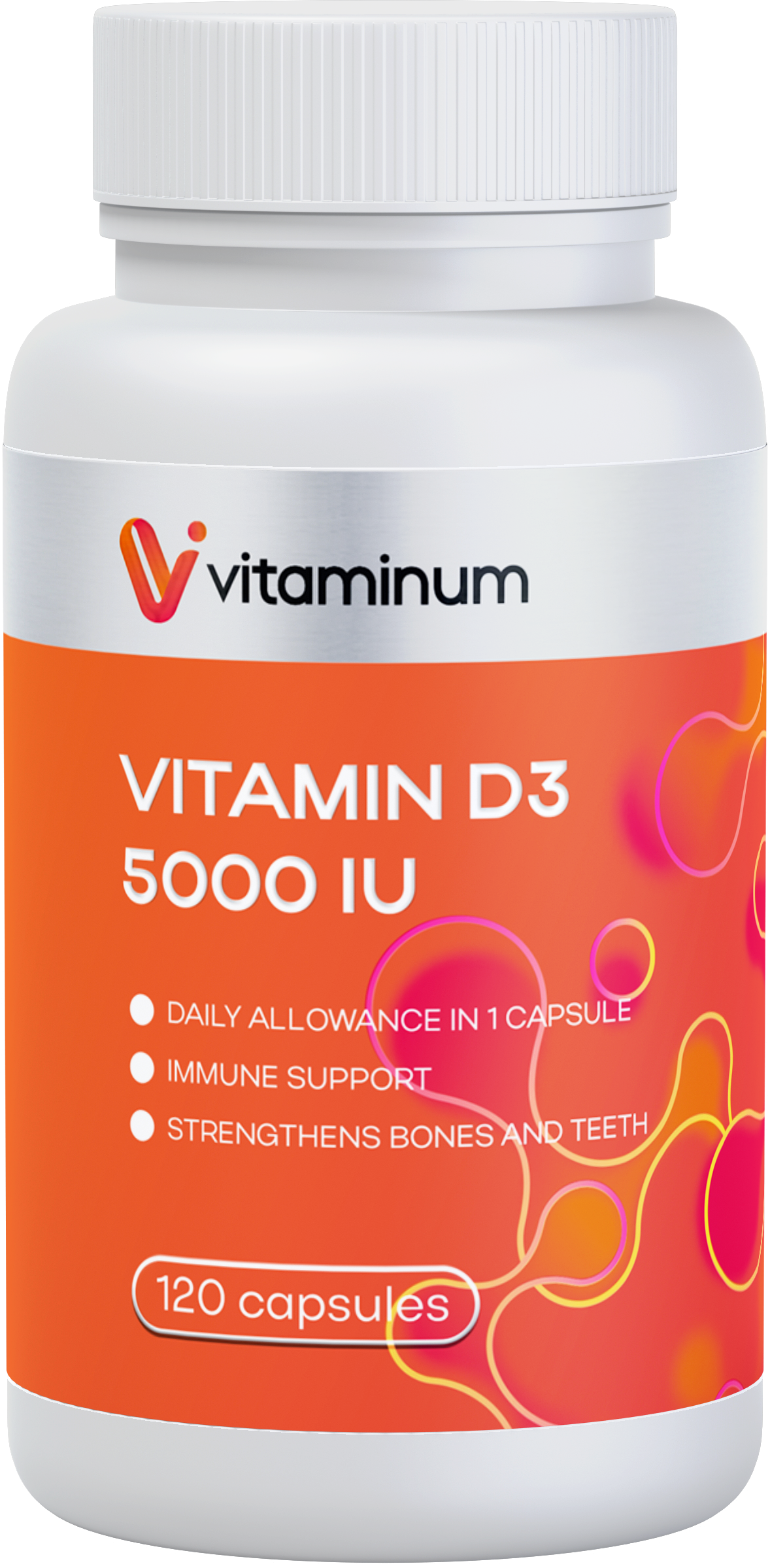  Vitaminum ВИТАМИН Д3 (5000 МЕ) 120 капсул 260 мг  в Иркутске